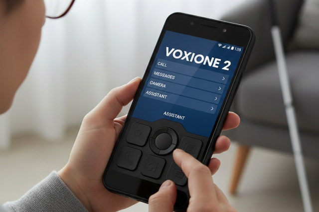 smartphone malvoyants