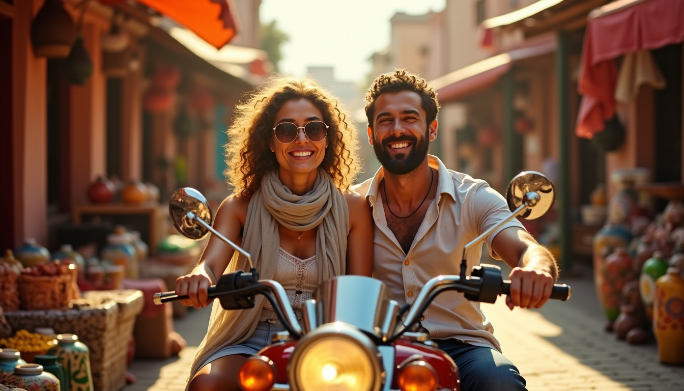 Pourquoi une visite en side-car est la meilleure façon d'explorer Marrakech